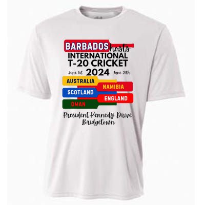 Barbados T20 International Cricket 2024 Cooling Performance Crew T-Shirt