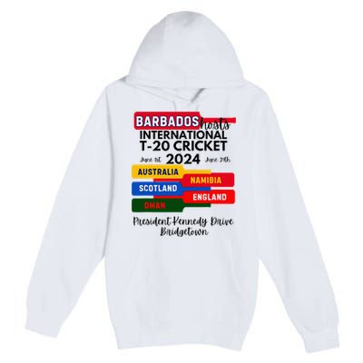 Barbados T20 International Cricket 2024 Premium Pullover Hoodie