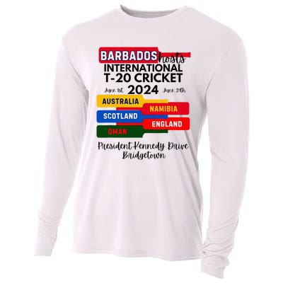 Barbados T20 International Cricket 2024 Cooling Performance Long Sleeve Crew