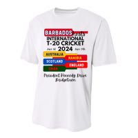 Barbados T20 International Cricket 2024 Performance Sprint T-Shirt