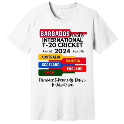 Barbados T20 International Cricket 2024 Premium T-Shirt