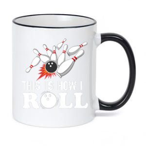 Bowling This Is How I Roll 11oz Black Color Changing Mug