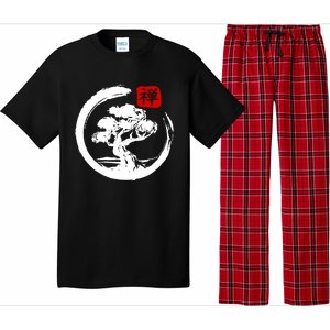 Bonsai Tree Japanese Calligraphy Bonsai Pajama Set