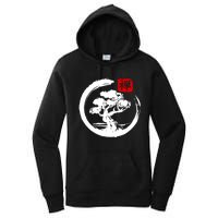 Bonsai Tree Japanese Calligraphy Bonsai Women's Pullover Hoodie