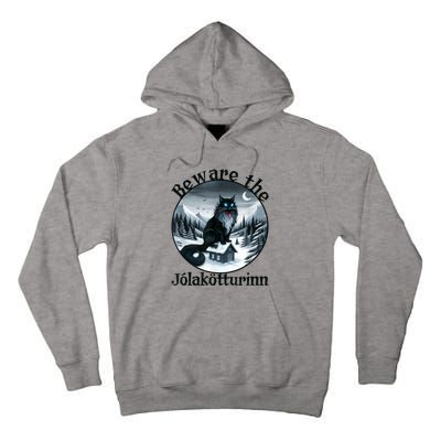 Beware The Jolakotturinn Yule Cat Icelandic Christmas Norse Tall Hoodie