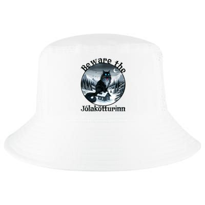 Beware The Jolakotturinn Yule Cat Icelandic Christmas Norse Cool Comfort Performance Bucket Hat