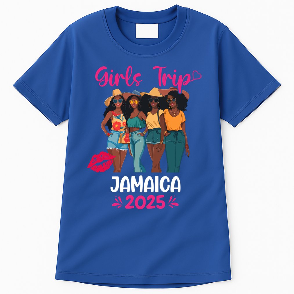 Black Trip Jamaica 2025 Vacation Matching Cute Gift Tall T-Shirt