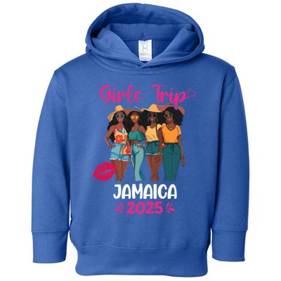 Black Trip Jamaica 2025 Vacation Matching Cute Gift Toddler Hoodie