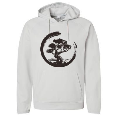 Bonsai Tree Japanese Art Zen Bonsai Master Performance Fleece Hoodie