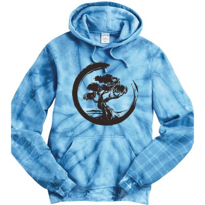 Bonsai Tree Japanese Art Zen Bonsai Master Tie Dye Hoodie