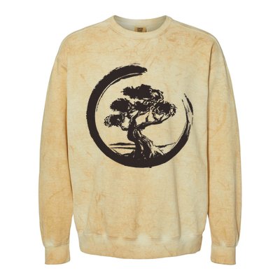 Bonsai Tree Japanese Art Zen Bonsai Master Colorblast Crewneck Sweatshirt