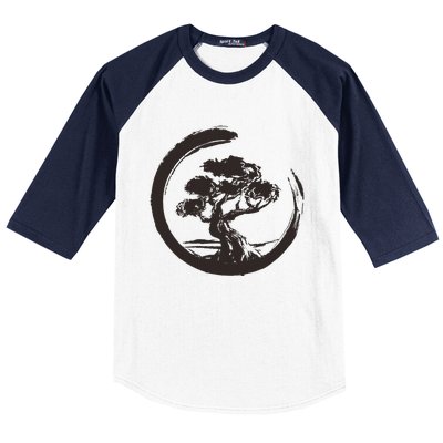 Bonsai Tree Japanese Art Zen Bonsai Master Baseball Sleeve Shirt