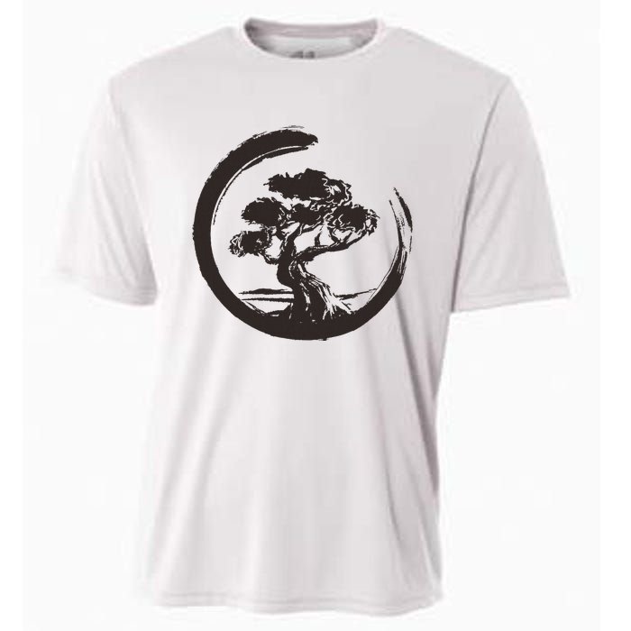 Bonsai Tree Japanese Art Zen Bonsai Master Cooling Performance Crew T-Shirt