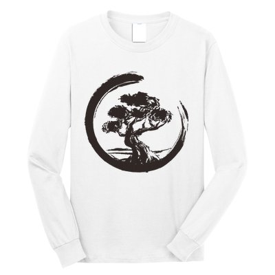 Bonsai Tree Japanese Art Zen Bonsai Master Long Sleeve Shirt