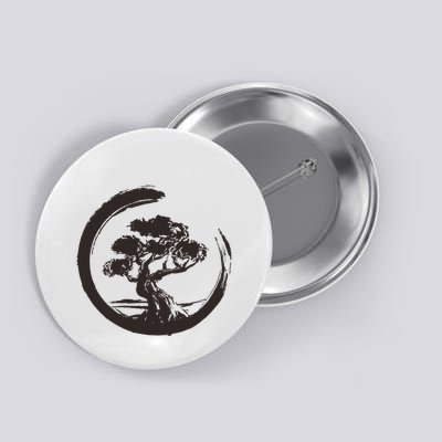 Bonsai Tree Japanese Art Zen Bonsai Master Button