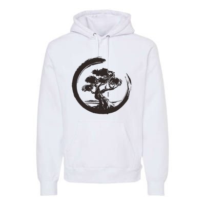 Bonsai Tree Japanese Art Zen Bonsai Master Premium Hoodie