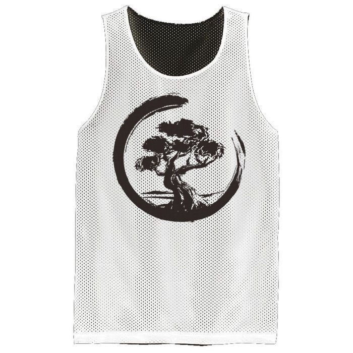 Bonsai Tree Japanese Art Zen Bonsai Master Mesh Reversible Basketball Jersey Tank