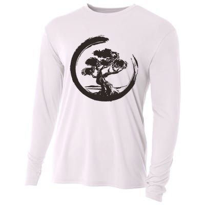 Bonsai Tree Japanese Art Zen Bonsai Master Cooling Performance Long Sleeve Crew