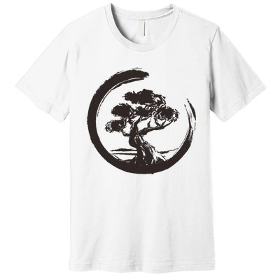 Bonsai Tree Japanese Art Zen Bonsai Master Premium T-Shirt