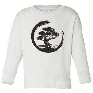 Bonsai Tree Japanese Art Zen Bonsai Master Toddler Long Sleeve Shirt