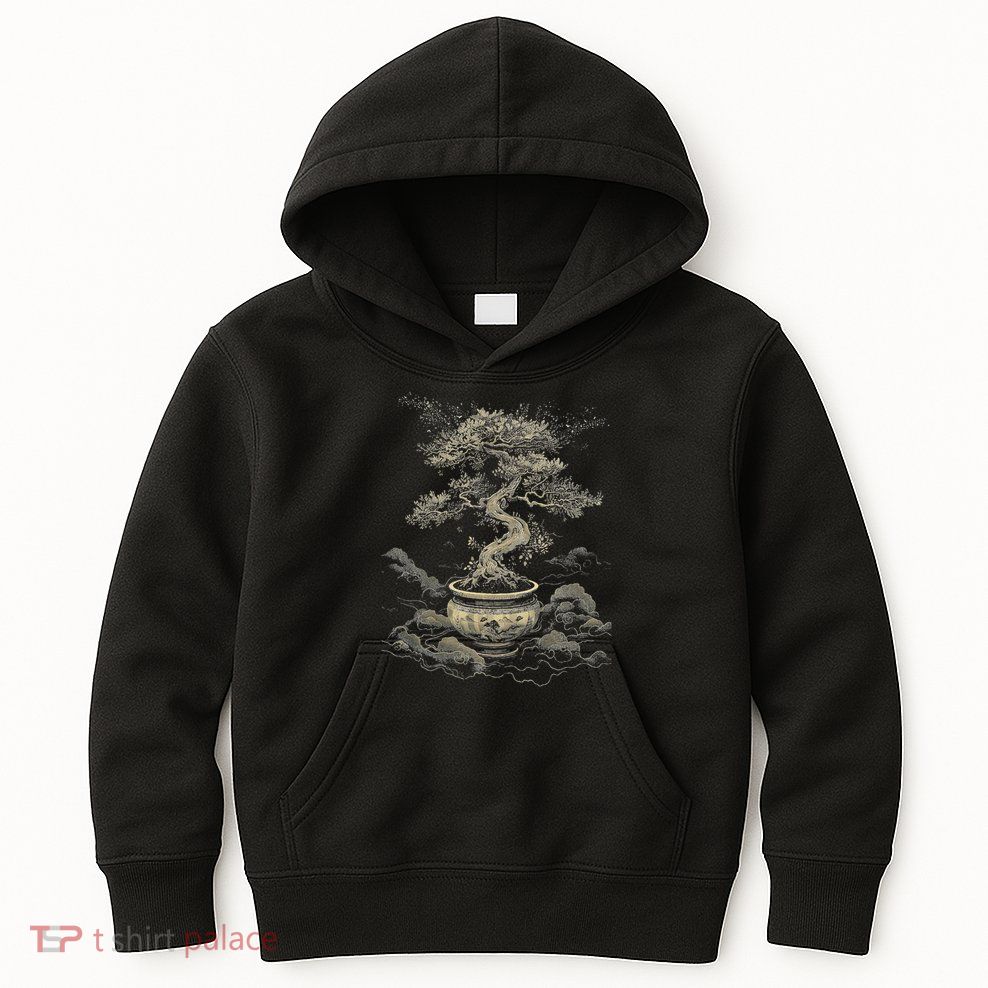 Bonsai Tree , Japanese Culture, Meditation, Penjing , Zen Kids Hoodie