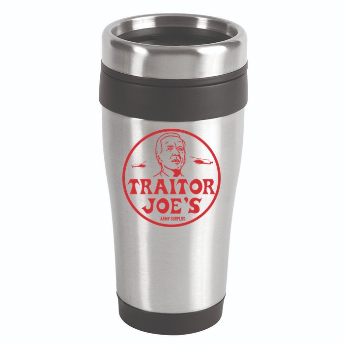 Biden Traitor Joe’s Army Funny Traitor Joe 16oz Travel Tumbler