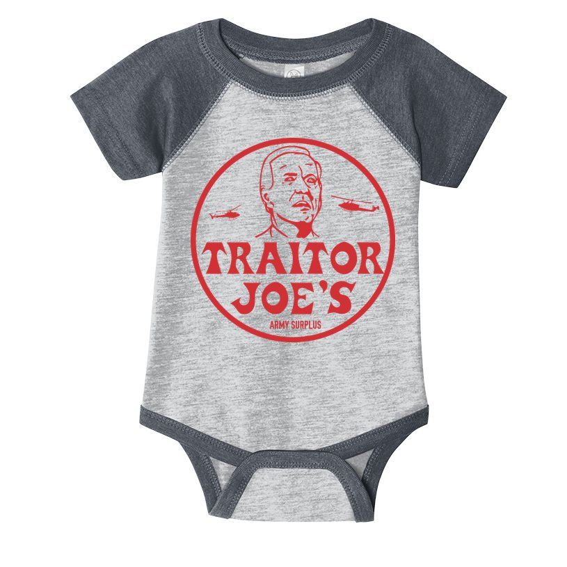 Biden Traitor Joe’s Army Funny Traitor Joe Infant Baby Jersey Bodysuit