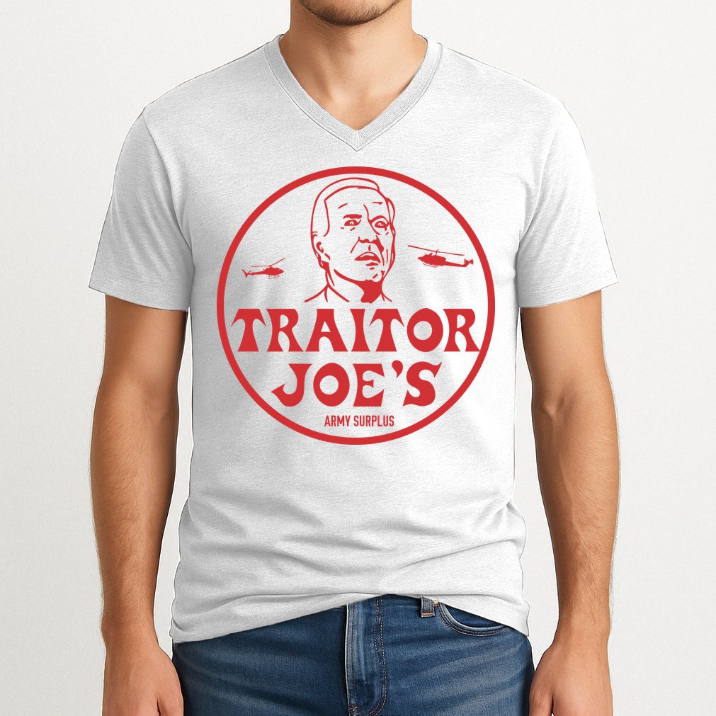 Biden Traitor Joe’s Army Funny Traitor Joe V-Neck T-Shirt