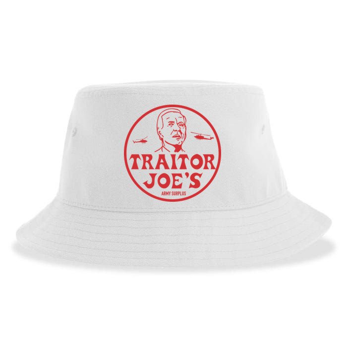 Biden Traitor Joe’s Army Funny Traitor Joe Sustainable Bucket Hat