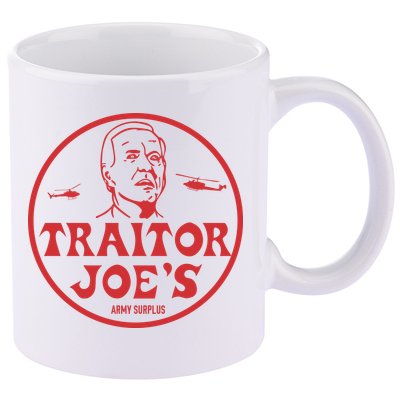 Biden Traitor Joe’s Army Funny Traitor Joe 11oz C Handle Ceramic Mug