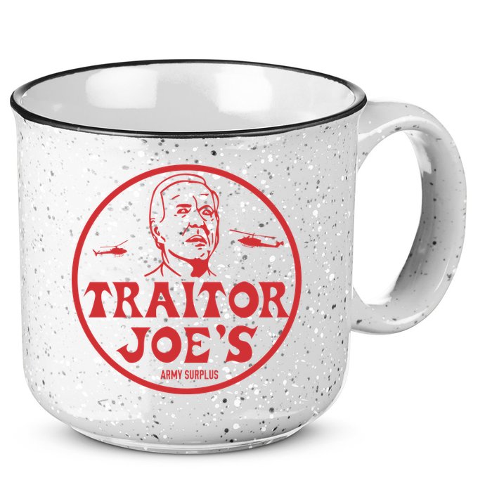 Biden Traitor Joe’s Army Funny Traitor Joe 15oz Campfire Ceramic Mug