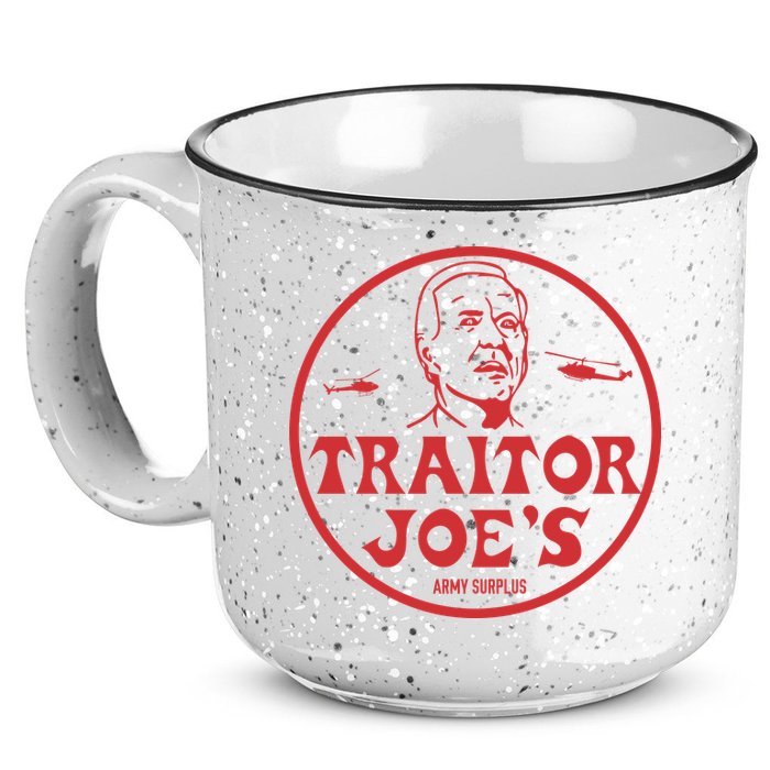 Biden Traitor Joe’s Army Funny Traitor Joe 15oz Campfire Ceramic Mug