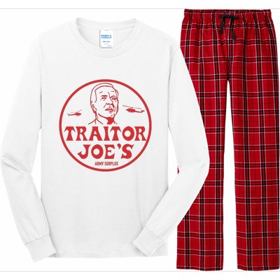 Biden Traitor Joe’s Army Funny Traitor Joe Long Sleeve Pajama Set