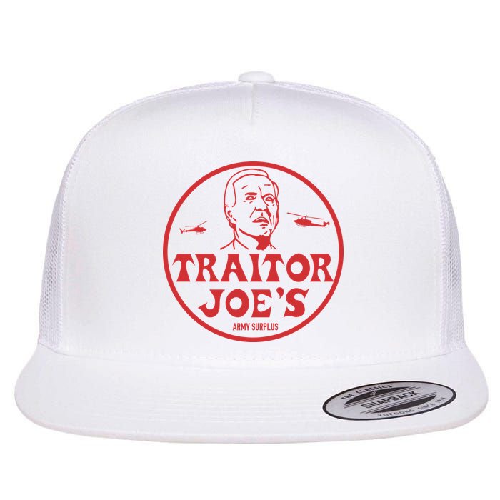 Biden Traitor Joe’s Army Funny Traitor Joe Flat Bill Trucker Hat