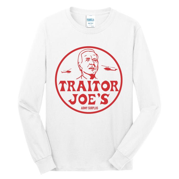 Biden Traitor Joe’s Army Funny Traitor Joe Tall Long Sleeve T-Shirt