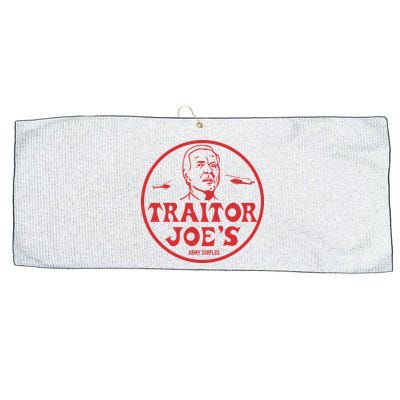 Biden Traitor Joe’s Army Funny Traitor Joe Large Microfiber Waffle Golf Towel