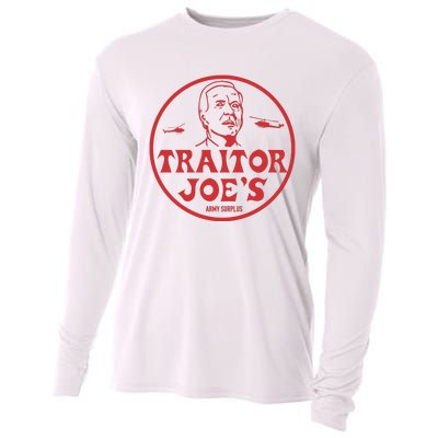 Biden Traitor Joe’s Army Funny Traitor Joe Cooling Performance Long Sleeve Crew