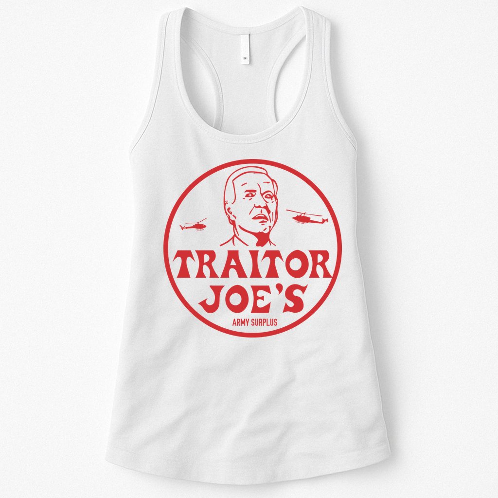 Biden Traitor Joe’s Army Funny Traitor Joe Womens Tank Top