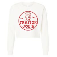 Biden Traitor Joe’s Army Funny Traitor Joe Cropped Pullover Crew