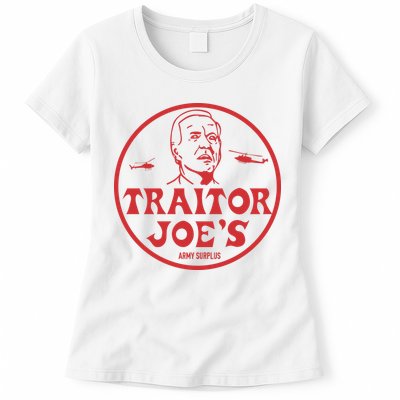 Biden Traitor Joe’s Army Funny Traitor Joe Womens T-Shirt