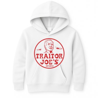 Biden Traitor Joe’s Army Funny Traitor Joe Kids Hoodie