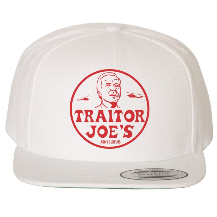 Biden Traitor Joe’s Army Funny Traitor Joe Wool Snapback Cap