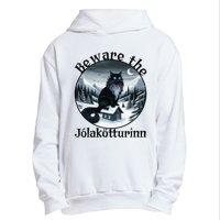 Beware The Jolakotturinn Yule Cat Icelandic Christmas Norse Urban Pullover Hoodie