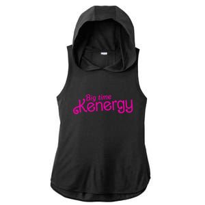 Big Time Kenergy Ladies PosiCharge Tri-Blend Wicking Draft Hoodie Tank