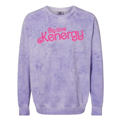 Big Time Kenergy I Am Kenough Funny Colorblast Crewneck Sweatshirt