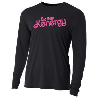 Big Time Kenergy I Am Kenough Funny Cooling Performance Long Sleeve Crew