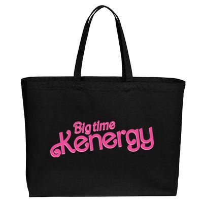 Big Time Kenergy I Am Kenough Funny Cotton Canvas Jumbo Tote