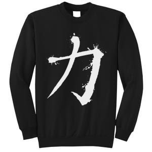 Big Texas Kanji Strength Fine Jersey Sweatshirt