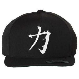 Big Texas Kanji Strength Fine Jersey Wool Snapback Cap