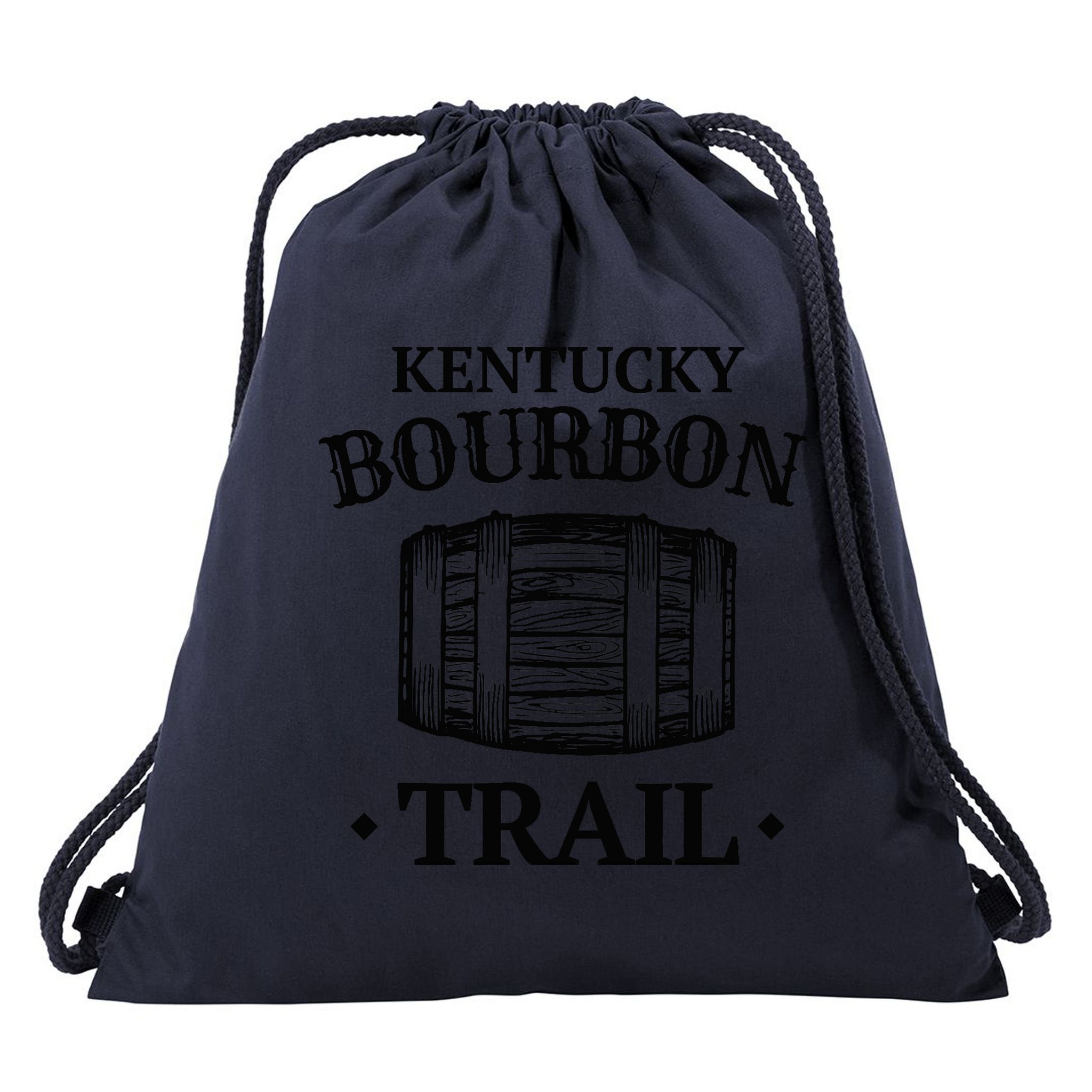 Bourbon Trail Kentucky KY Whiskey Gift Drawstring Bag